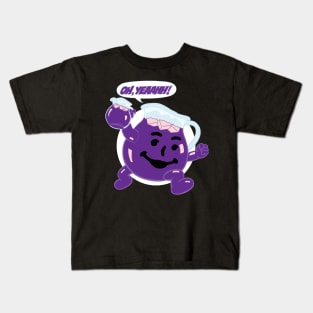 Kool aid man purple 2 Kids T-Shirt